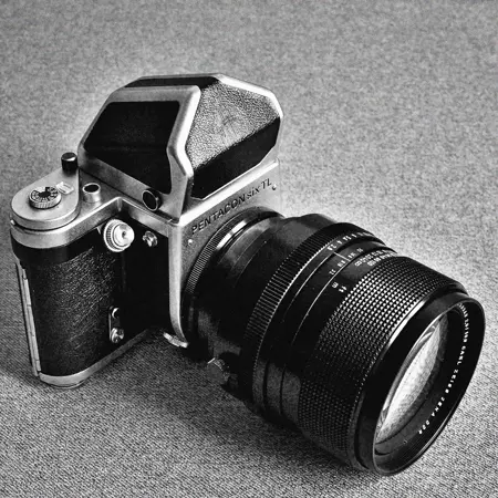Obiektyw portretowy Pentacon six i Carl Zeiss Jena Sonnar 180 mm f/2,8